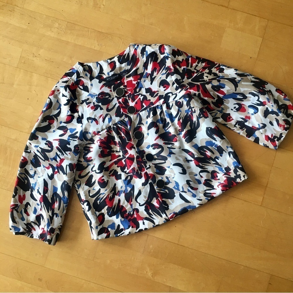 Bay Studios Oversize Blazer, Ivory, Cream, Black, Red, Blue, Size S